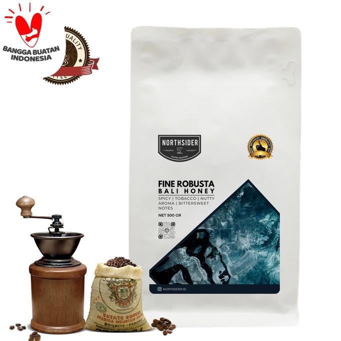 

Biji Kopi Robusta Bali Kintamani Honey - 500Gr Northsider Coffee - Biji Kopi Promo