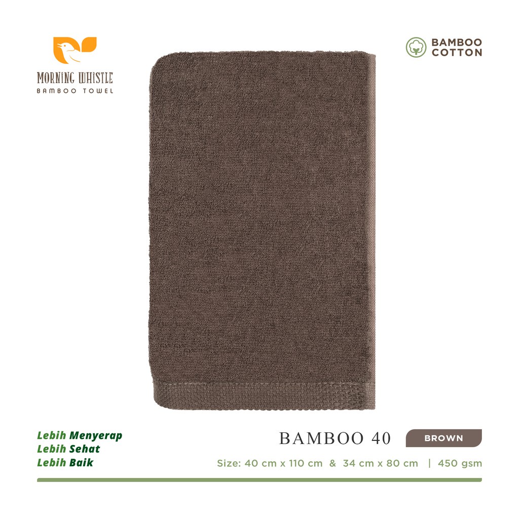 Handuk Terry Palmer Morning Whistle Bamboo 40 Handuk Salon / Handuk Sport / Handuk Travel 34x80cm / 40x110cm