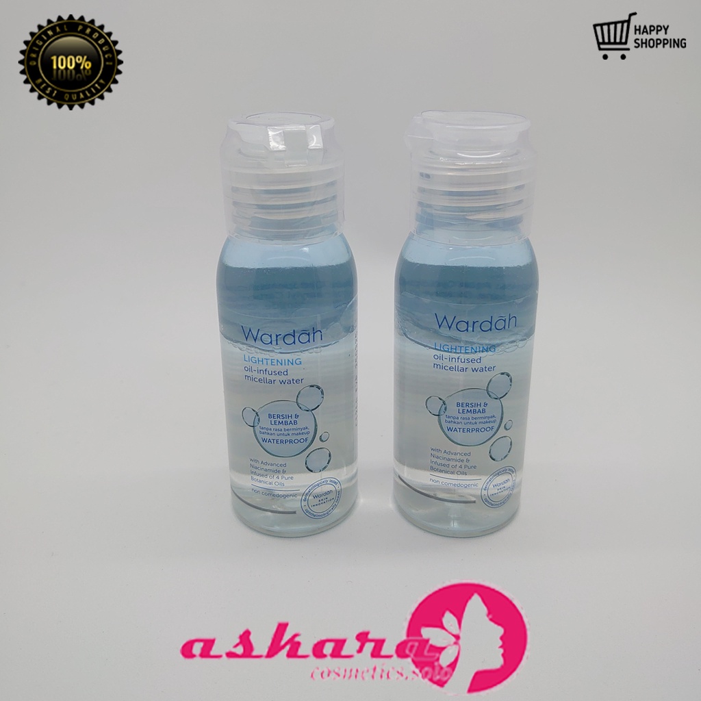 Wardah Lightening Oil Infused Micellar Water 50 ml / Wardah Lightening Series