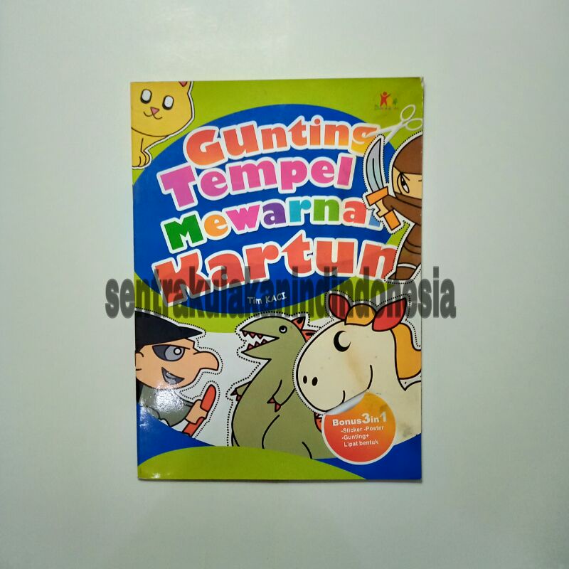 

gunting tempel mewarnai kartunn
