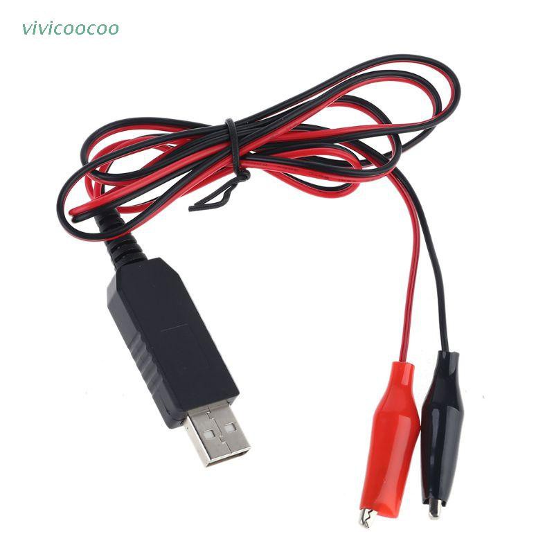 VIVI   Replace 2x AA AAA Battery Eliminator USB 5V to 3V Step-down Cable for Radio Toy