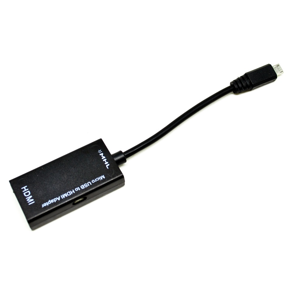 Adapter Micro USB ke HDMI - MHL01 - Black