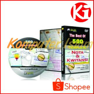 Paket 1 Dvd Desain Nota Kwitansi