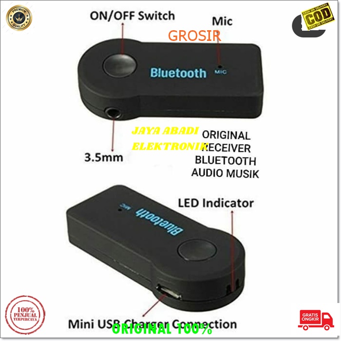 J249 ORIGINAL BLUETOOTH RECEIVER MUSIK MUSIK BLUETOOT SINYAL BLUETOT SIGNAL AUDIO CAR SOUND PENERIMA PENYAMBUNG STEREO AUX USB HEADSET HANDSFREE J249  HF Bluetooth receiver musik music mobil car audio sound aux cas bluetoot speaker multimedia bluetot usb