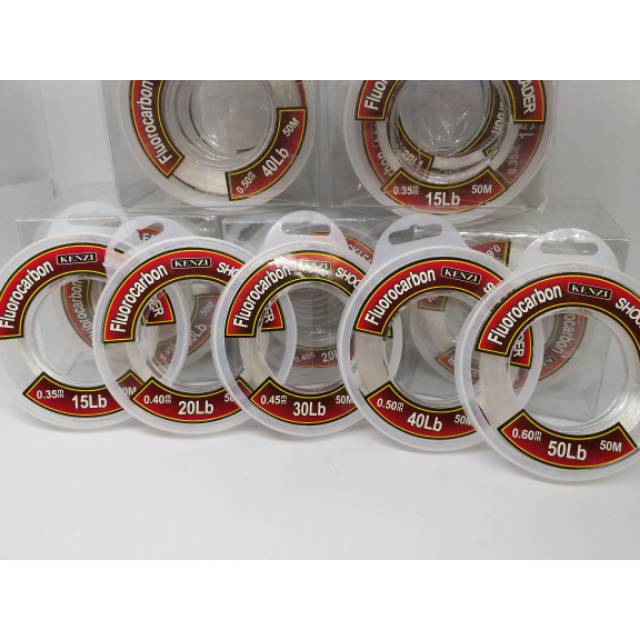SENAR PANCING KENZI SHOCK LEADER 15 lb 20 lb 30 lb 40 lb 50 lb
