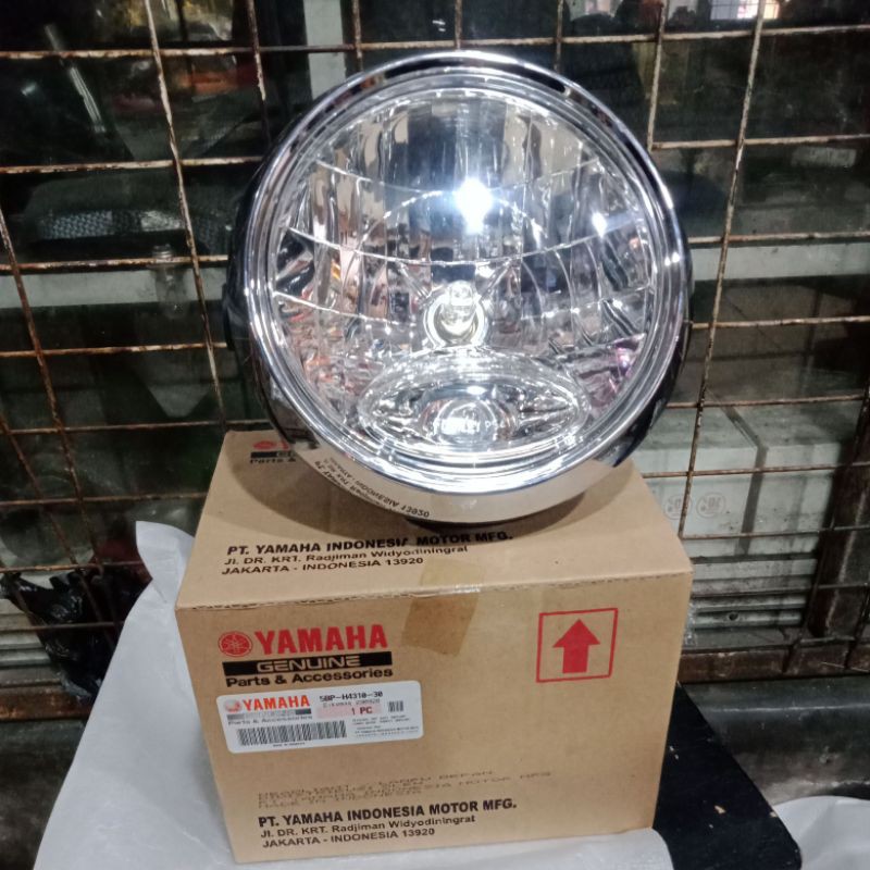 HEADLAMP RX KING SET LAMPU DEPAN RX KING 2008 ORIGINAL LAMPU DEPAN RX KING BULAT 2008 ORIGINAL YGP