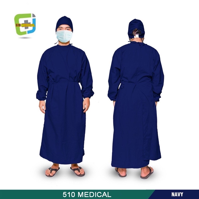 Jual Apd Surgical Gown Medis Waterproof Baju Bedah Operasi Jubah