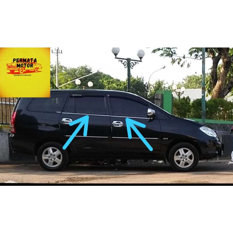 PELIPIT KACA INNOVA LAMA CROME