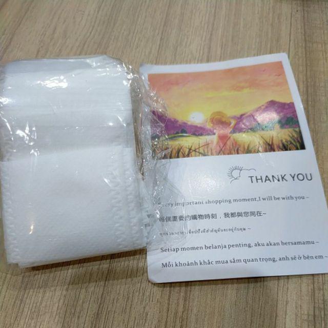 100pcs Kantong Teh Kosong Bahan Non Woven