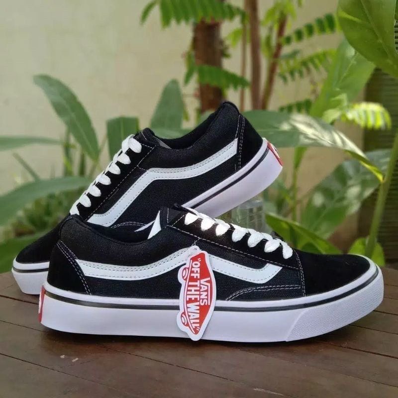 Vans Old Skool Premium High Quality Sepatu Casual Pria Wanita Sneakers Cowok Anak Laki-Laki Perempuan Terlaris Bisa Sekolah dan Kerja size 36-43