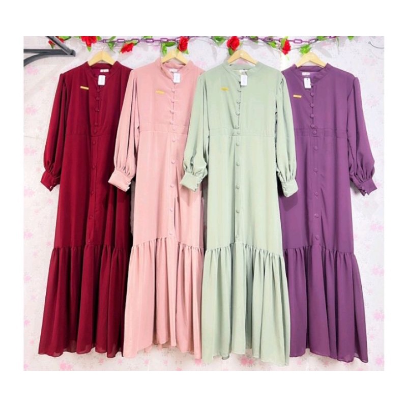 baju gamis murah duyung melody dress murah by the violetas