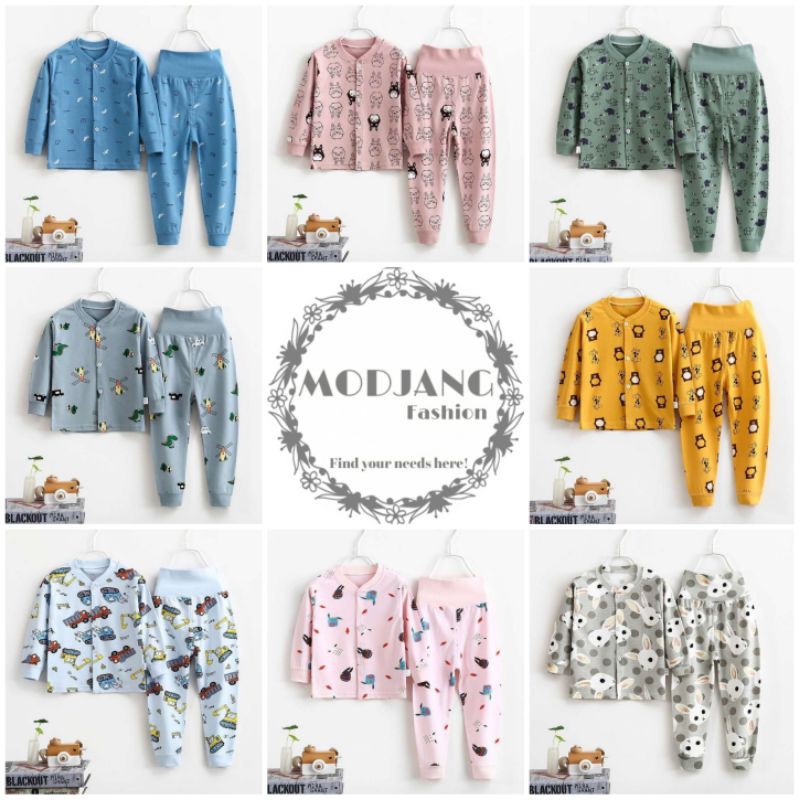 [ModjangKids] PIYAMA IMPORT ANAK KANCING DEPAN