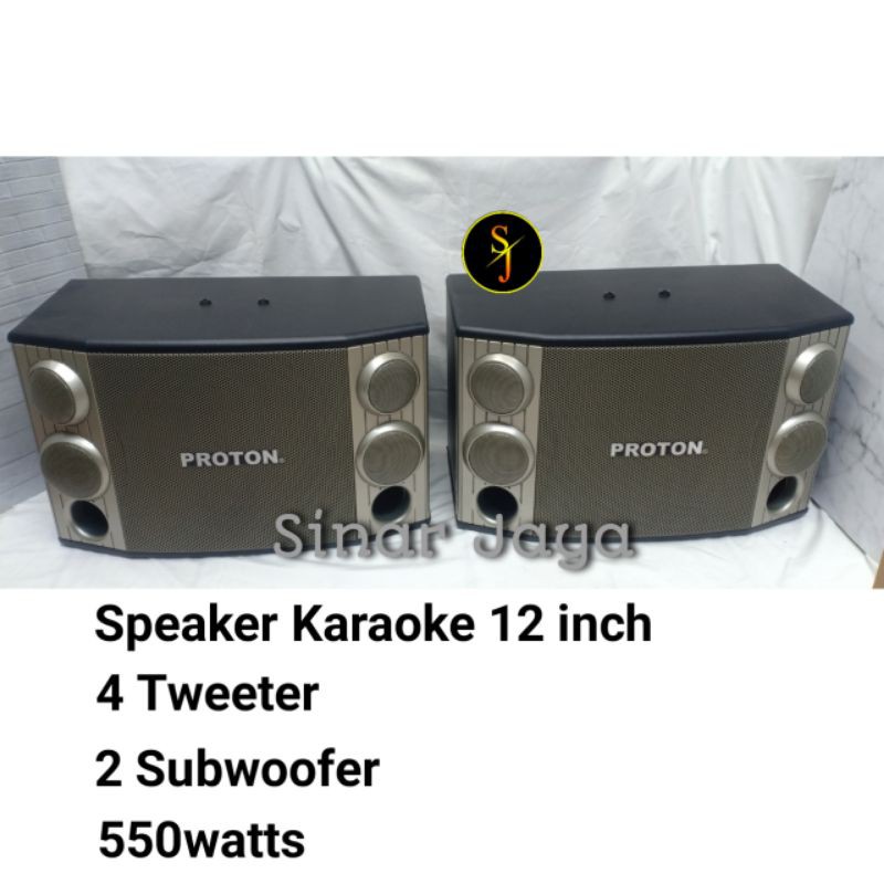 SPEAKER  KARAOKE 12 INCH PASIF PROTON CS 550VB ORIGINAL