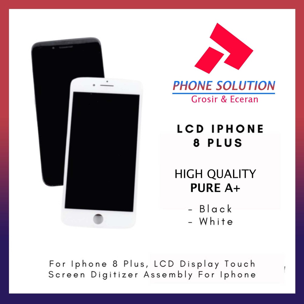 LCD Iphone 8 Plus Fullset Touchscreen // Supplier LCD Iphone - Garansi 1 Bulan