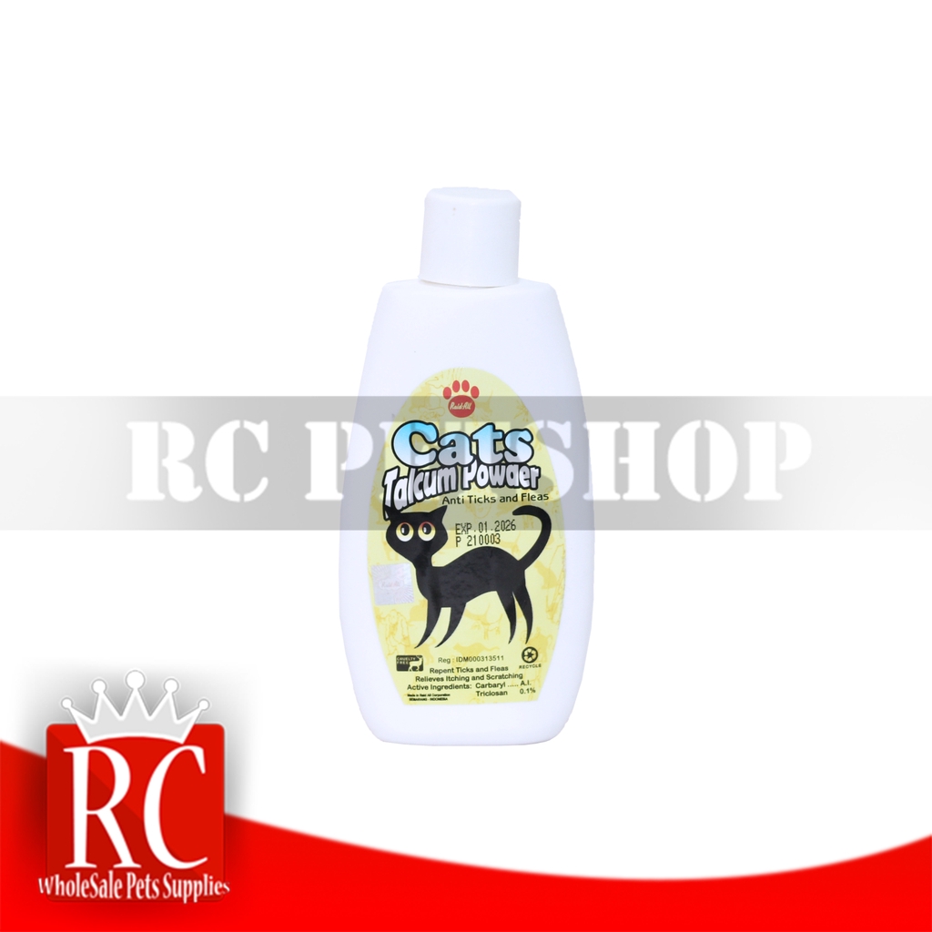 Bedak Kucing All Varian - Cat Powder Medicated / Fragrance / Anti Tick