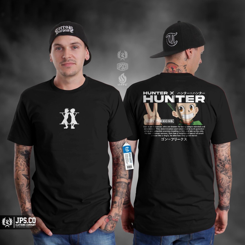 KAOS ANIME HUNTER Gon Freecss baju anime