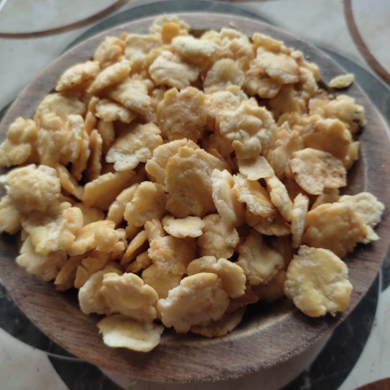 

Emping Mlinjo Gepuk MATANG //Kletuk Asin Gurih //500g