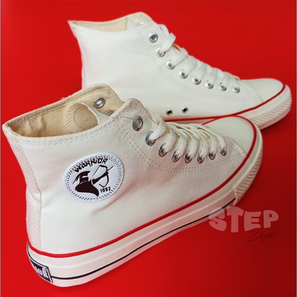 Sepatu Warrior Hermes High White/Putih