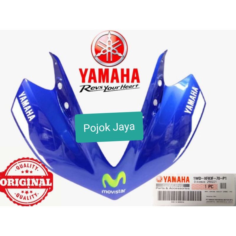 Tameng depan yamaha R25 Movistar 2017 original YGP