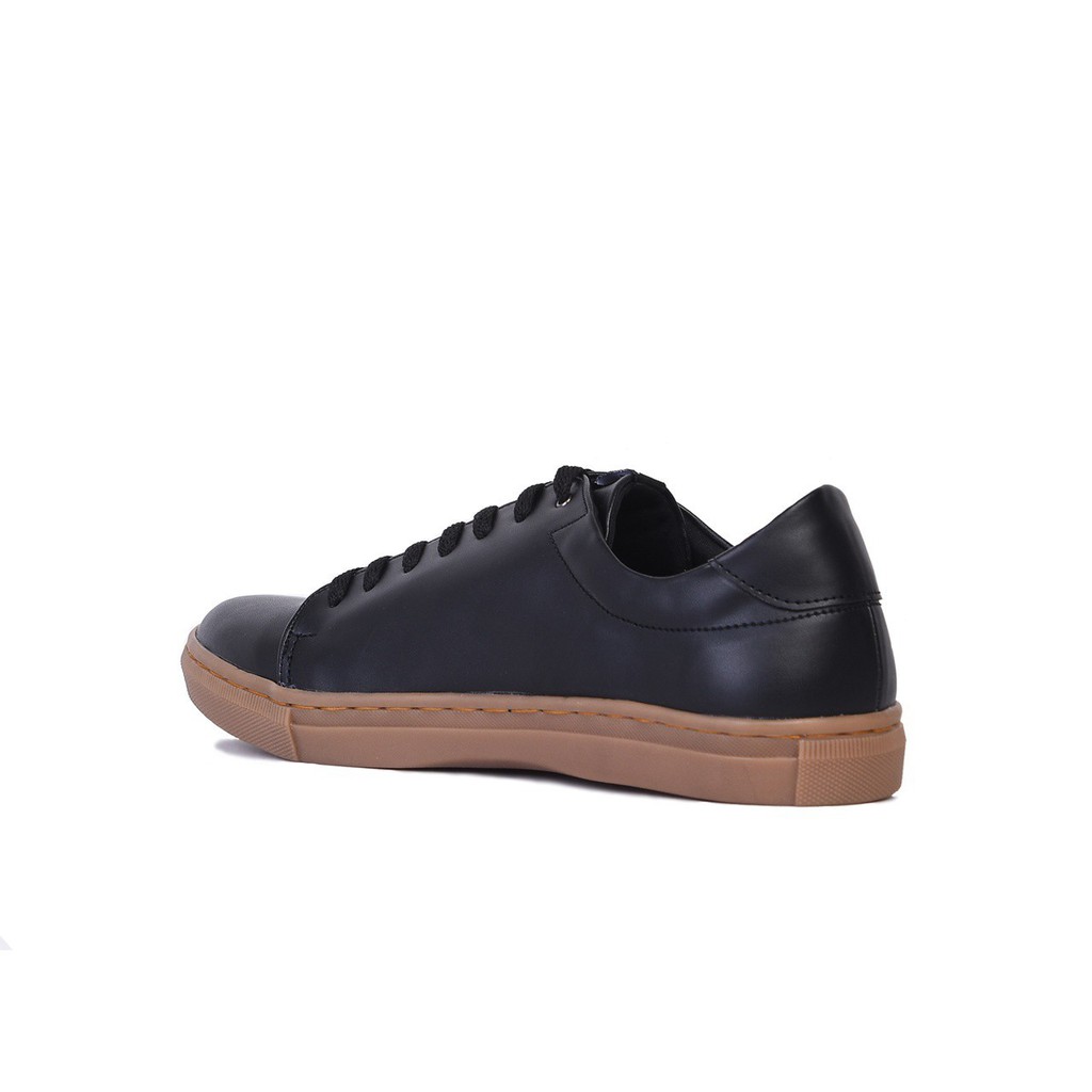 BRANTLEY BLACK - Sneakers Kasual Santai Jalan Kuliah Pria Sporty Sepatu Kets - Sneakers Skate