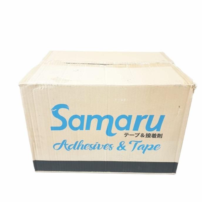 

Lakban Bening / Coklat Samaru 2 Inch / 48mm x 90 Yards Dus isi 72 Roll