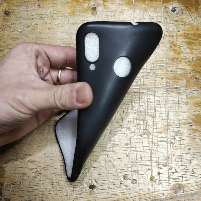 ASUS ZENFONE MAX M1 ZB555KL SOFTCASE SILIKON KARET hitam Murah meriah