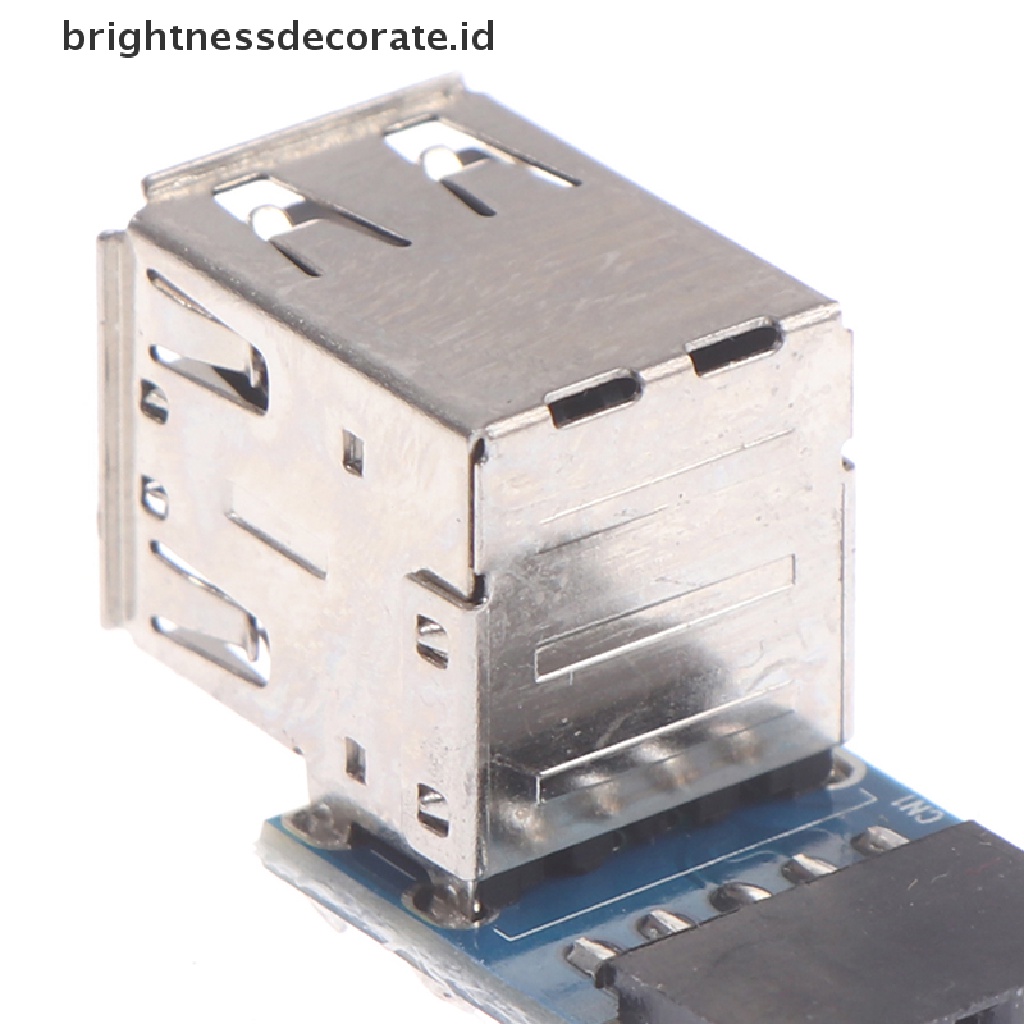 Adaptor Header Internal 9 Pin Motherboard Ke 2 Port Usb 2.0 A Female