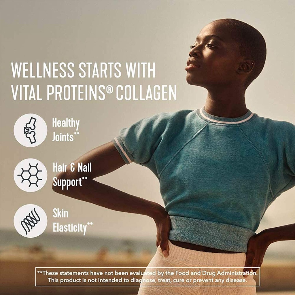 NEW PACKAGING Vital Proteins Collagen Peptides with Hyaluronic Acid and Vitamin C