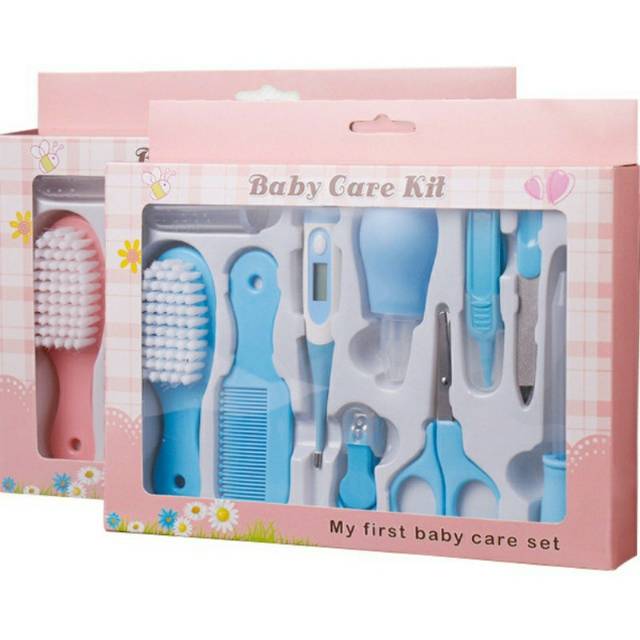 10 pc Baby care kit gunting kuku bayi sisir bayi termometer bayi