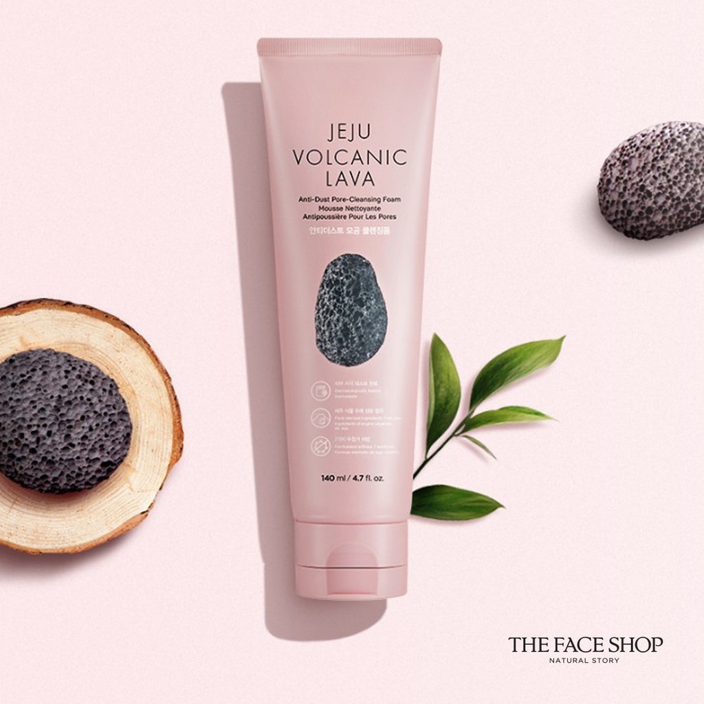 The Face Shop Jeju Volcanic Lava Pore Cleansing Foam Scrub