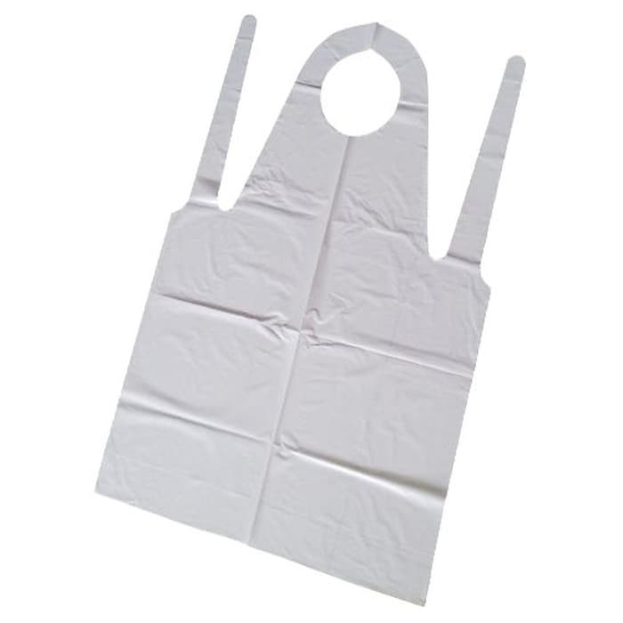 Apron Medis Celemek Plastik 0,05mm / Alat Pelindung Diri - Cosmomed Eceran