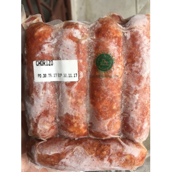 

Fresh Promo sosis Beef Chorizo 500gr (halal)