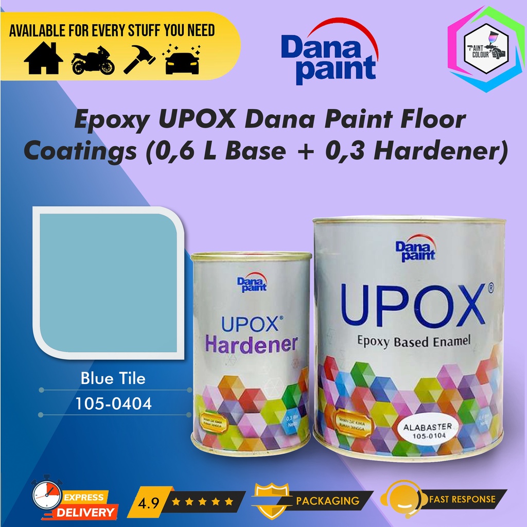 Cat Lantai Epoxy UPOX Dana Paint Floor Coatings - 0404 Blue Tile