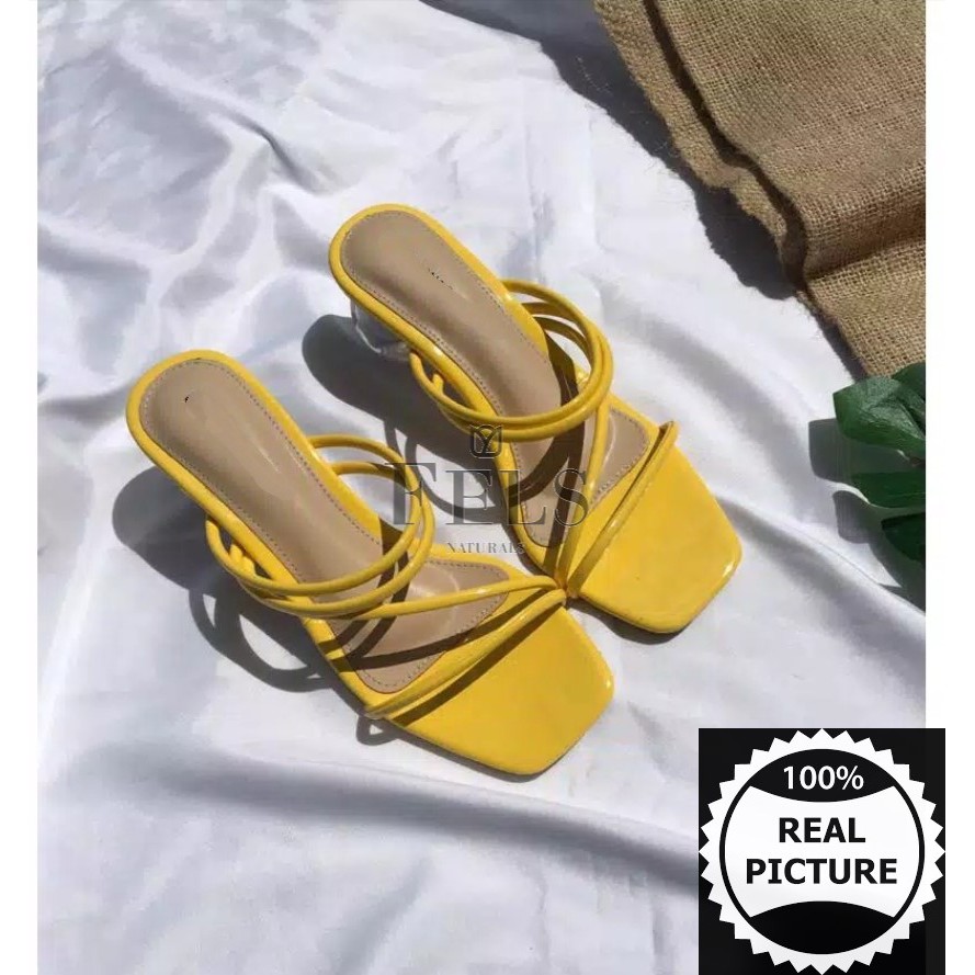 sandal heals hak kaca anna