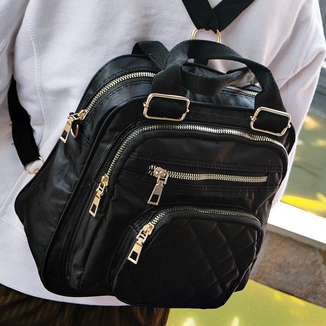 Tas Ransel Wanita Modern Fashion x6287 4 ruang multifungsi