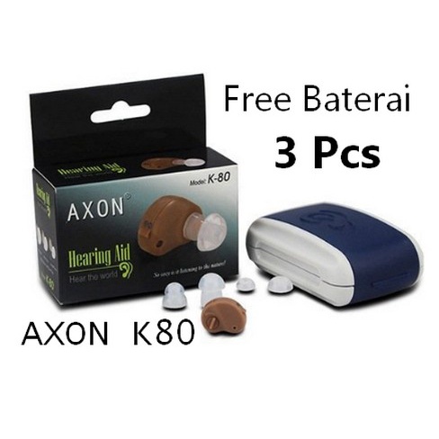 ✨COD✨ Hearing Aid AXON K80 / Alat Bantu Dengar Mini AXON K 80