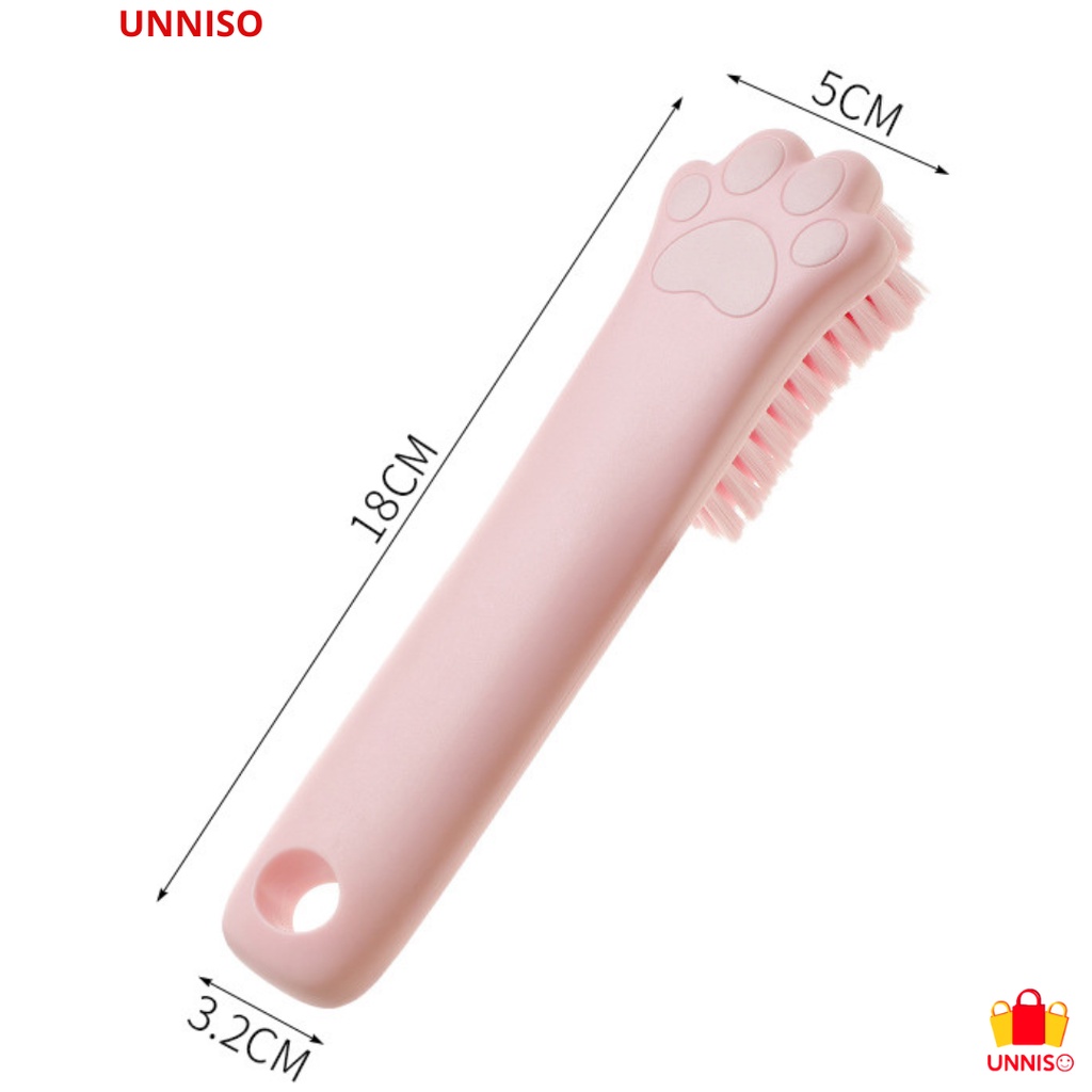 UNNISO - Neko Brush Sikat Baju Sepatu Premium Telapak Kucing