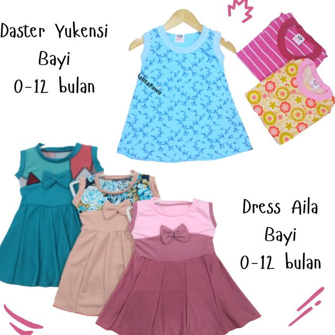 PAKET USAHA - ISI 27 PCS - Bayi Perempuan - Baju Anak Cewek Grosir