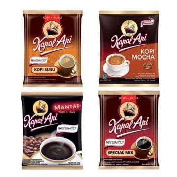 * NCC * Kopi Kapal Api Special Mix Bubuk Coffee Susu Mantap Gula Aren Secangkir Semangat - Kemasan Kecil