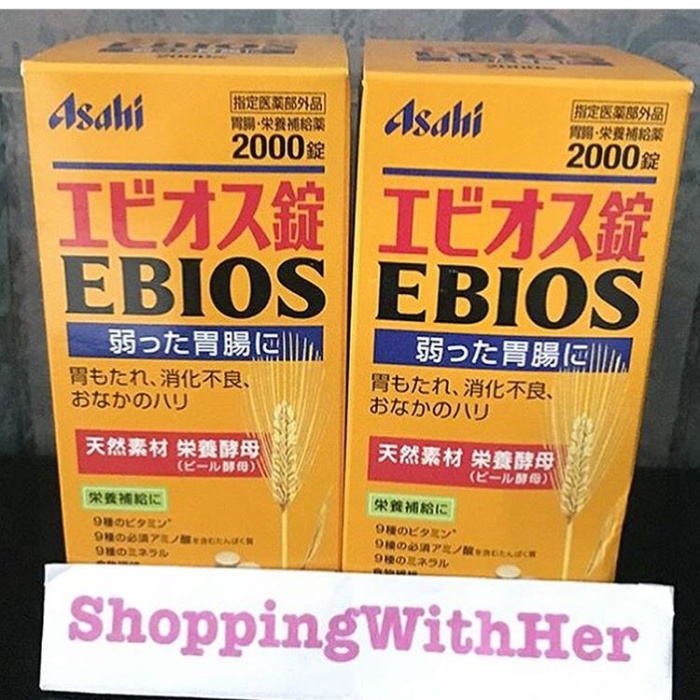 Kkeanashop Ebios Asahi Isi 2000 Asli Jepang