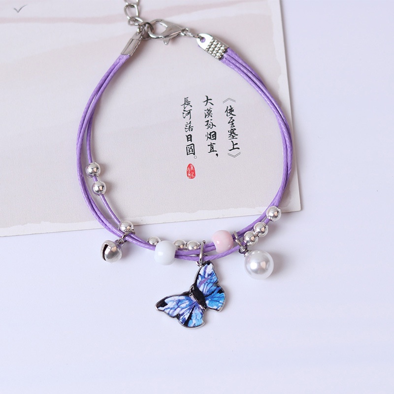 Gelang Multilayer Adjustable Motif Butterfly Gaya Bohemian Untuk Wanita