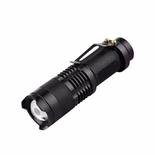 sinter senter Led cree Q5 zoom penlight torch flashlight camping emergency 1.200 lumen