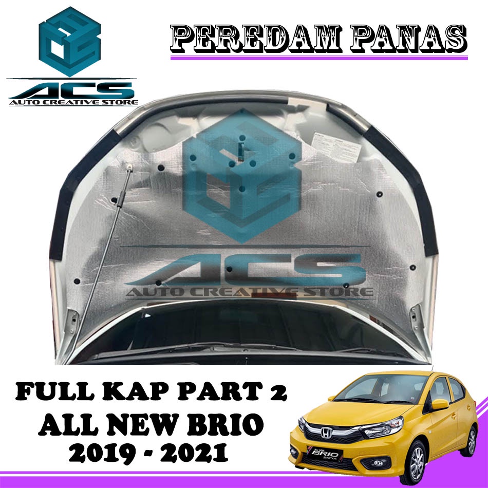 Peredam panas kap mesin mobil ALL NEW BRIO full kap