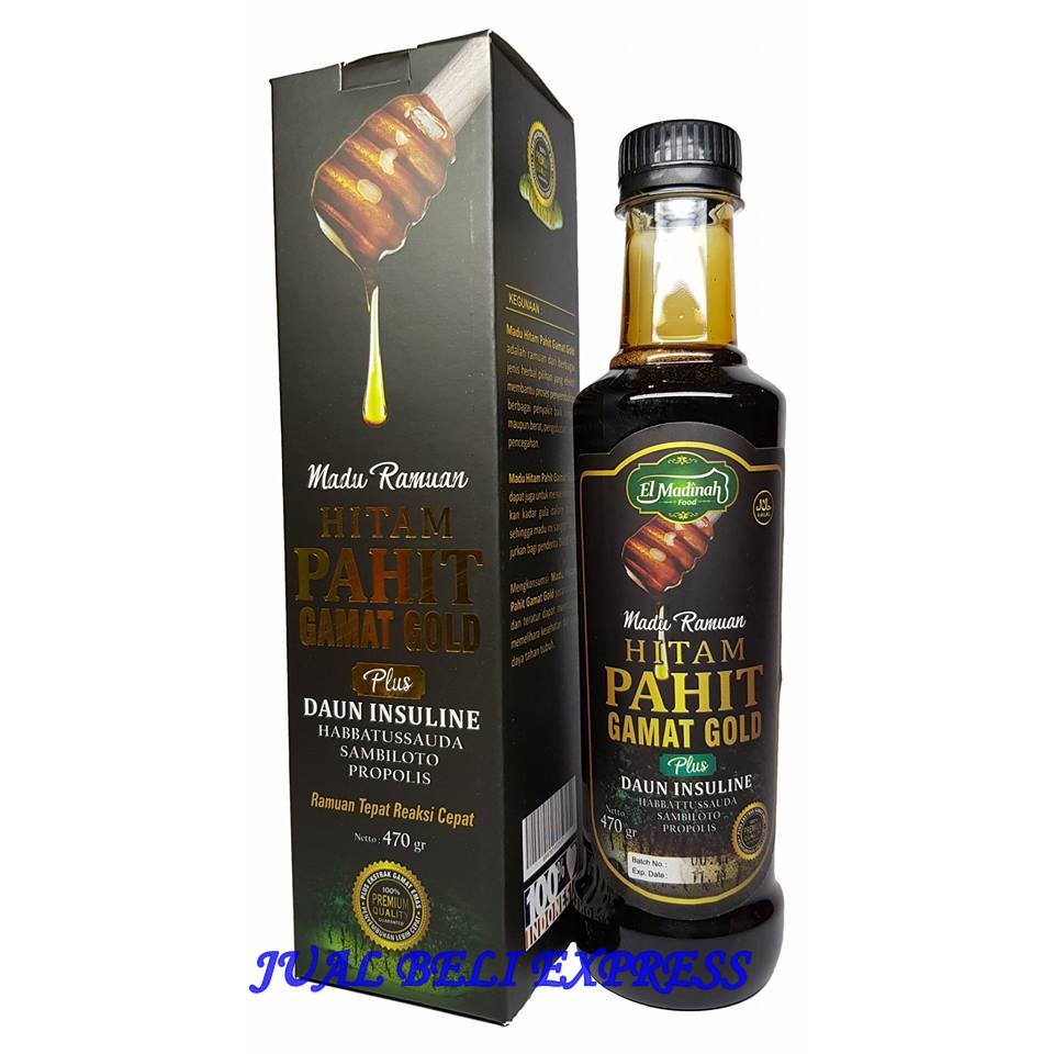 Madu Hitam Pahit Gamat Gold 470gr Indonesia