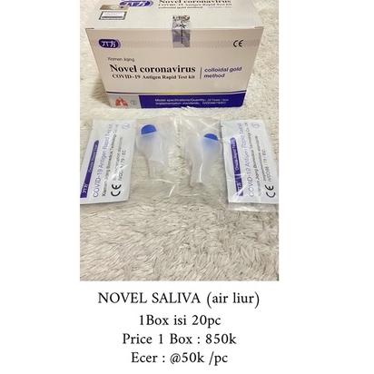 CH#023|⭐ NOVEL SALIVA ECERAN RAPID TEST SWAB ANTIGEN AIR LIUR⭐makassi.