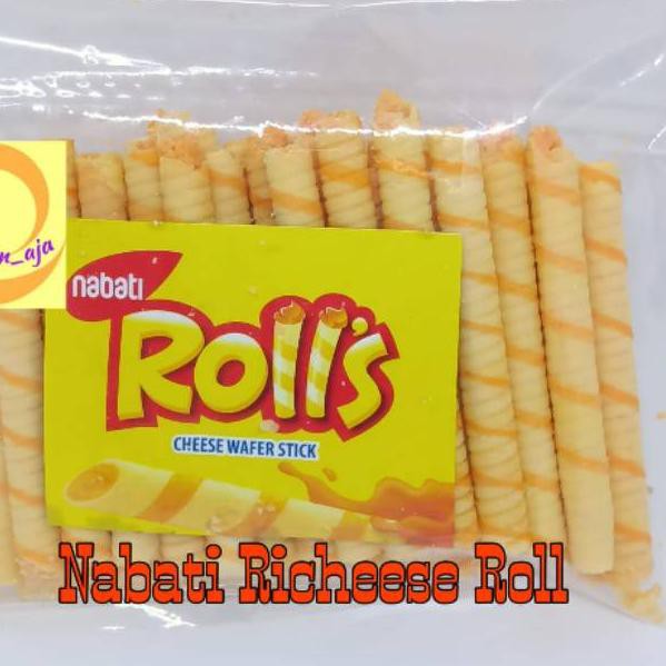 

L4gi promo JUAL RICHEESE ROLL/ RICHOCO ROLL 250 gr NABATI CHEESE WAFER ROLL STICK BISKUIT KEJU COKEL