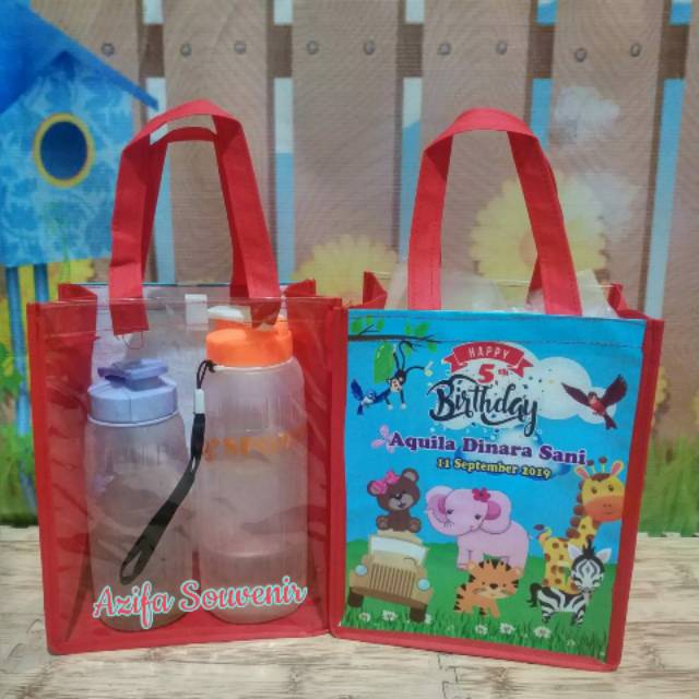 Tas Souvenir Ulang Tahun/ Goodie Bag Ultah Custom model  Mika-2