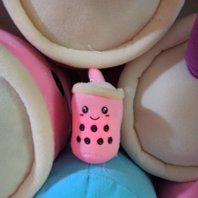 gantungan kunci Boba nyala (LED)