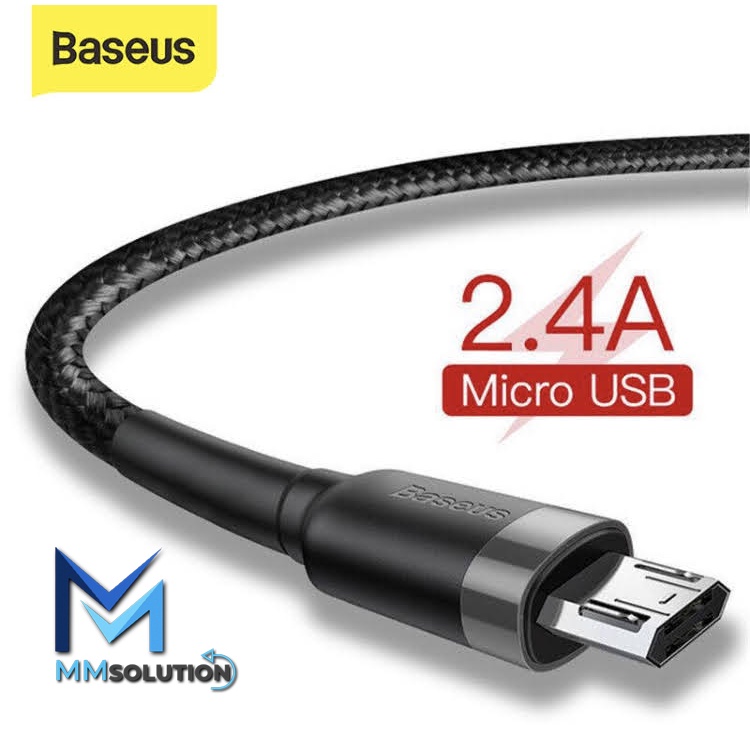 Baseus Kabel Data Charger Cafule Micro USB 2.4 A Quick Fast Charging Original