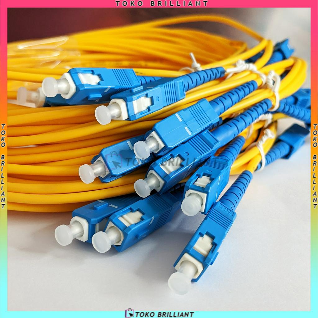 1M,2M,3M,5M Patchord SC to SC kabel cable fo ftth  SC - SC -1PCS